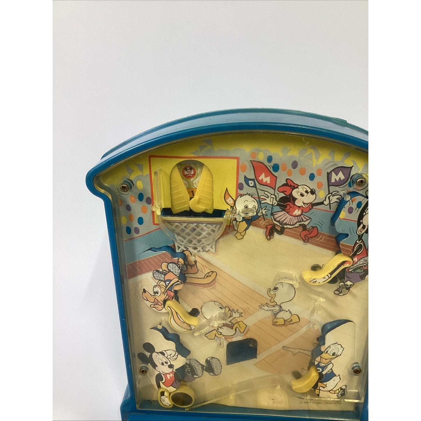 1978 Vintage Durham Disney Working Basketball Handheld Pinball Game