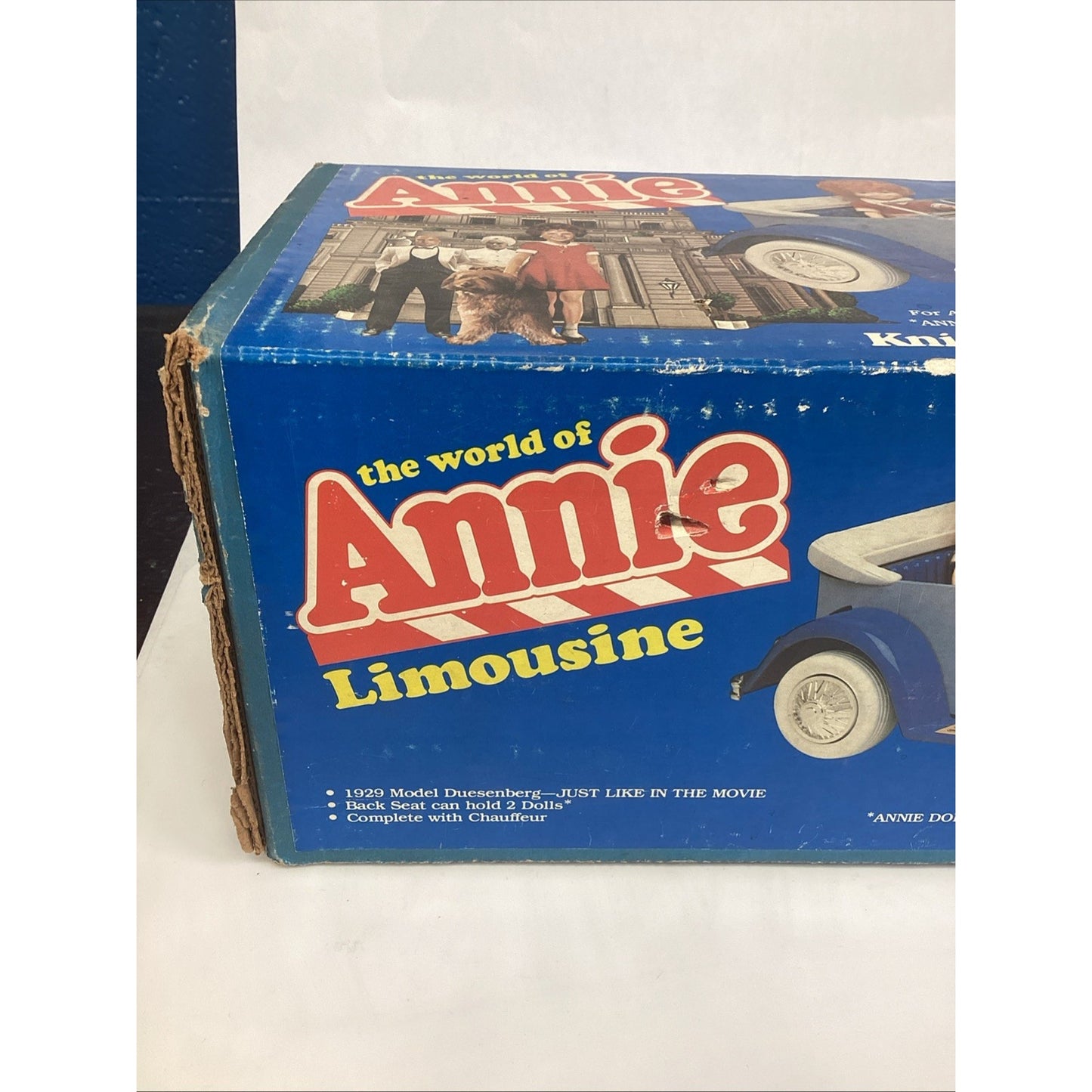 Vintage 1982 Knickerbocker The World Of Annie Limousine Vehicle Sealed - NOS