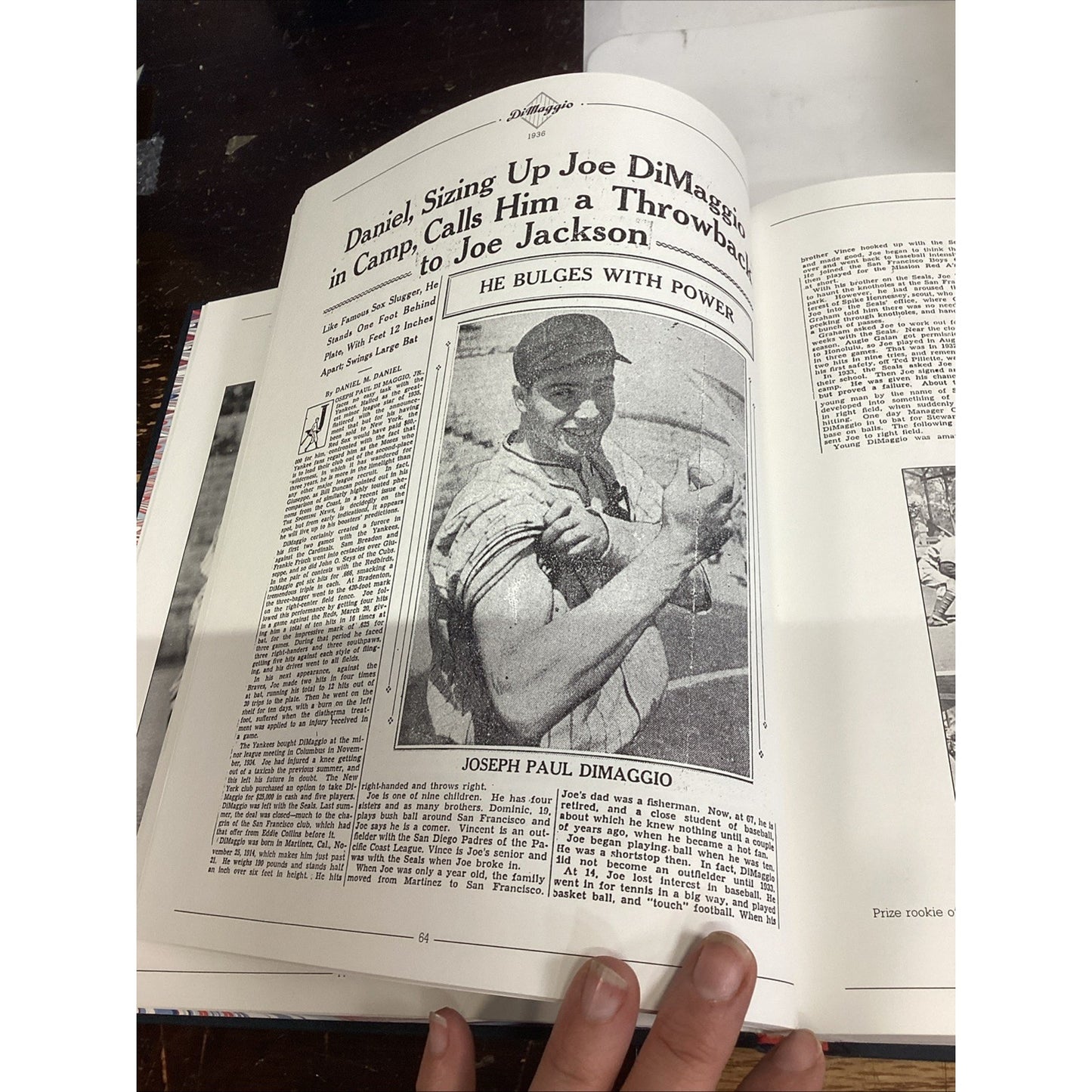 "The Dimaggio Albums" Vol 1 (1932-41) & Vol 2 (1942-51) Hardcovers w/Slipcase