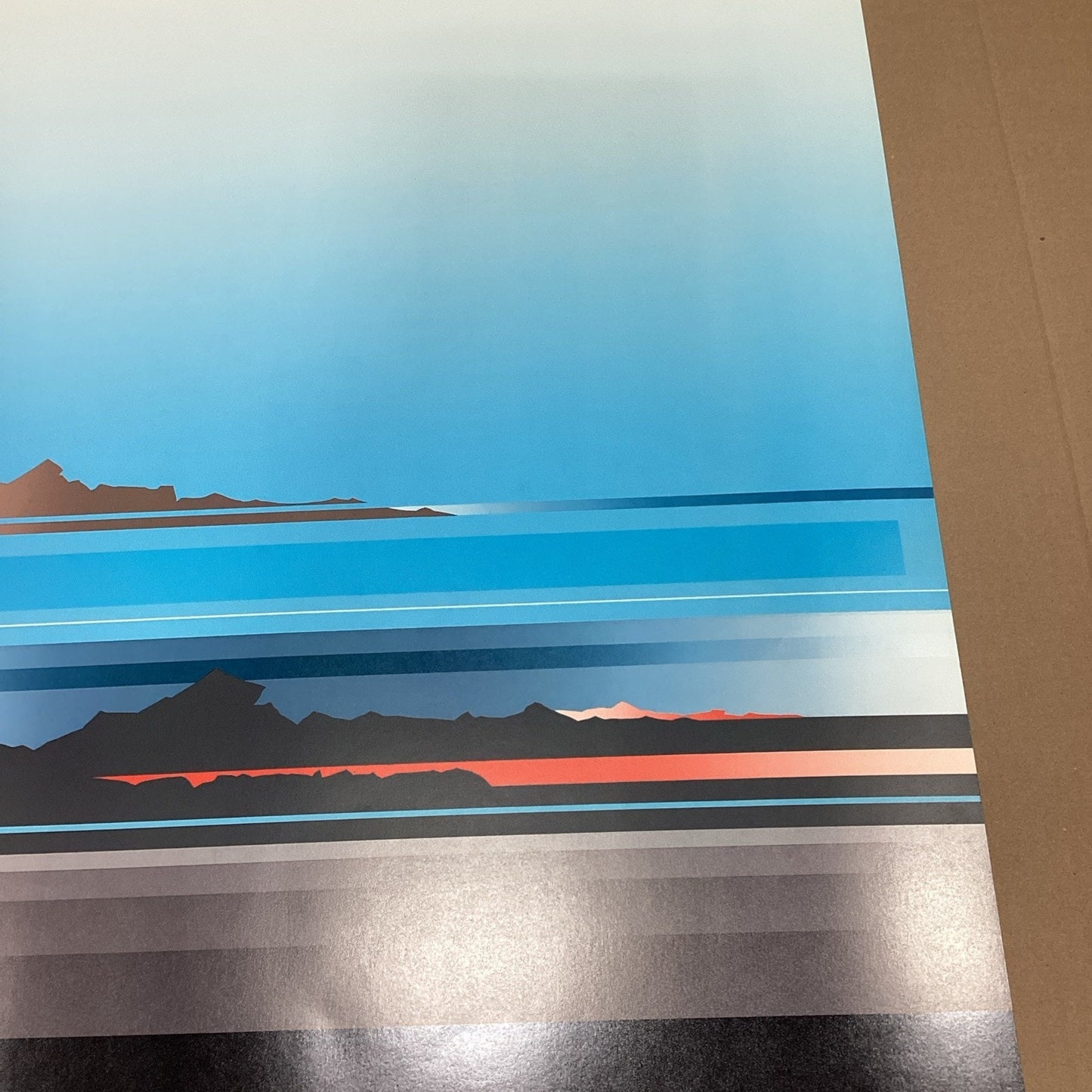 Sawada Blue Pacific Images Serigraphs Poster - 32.75x24”