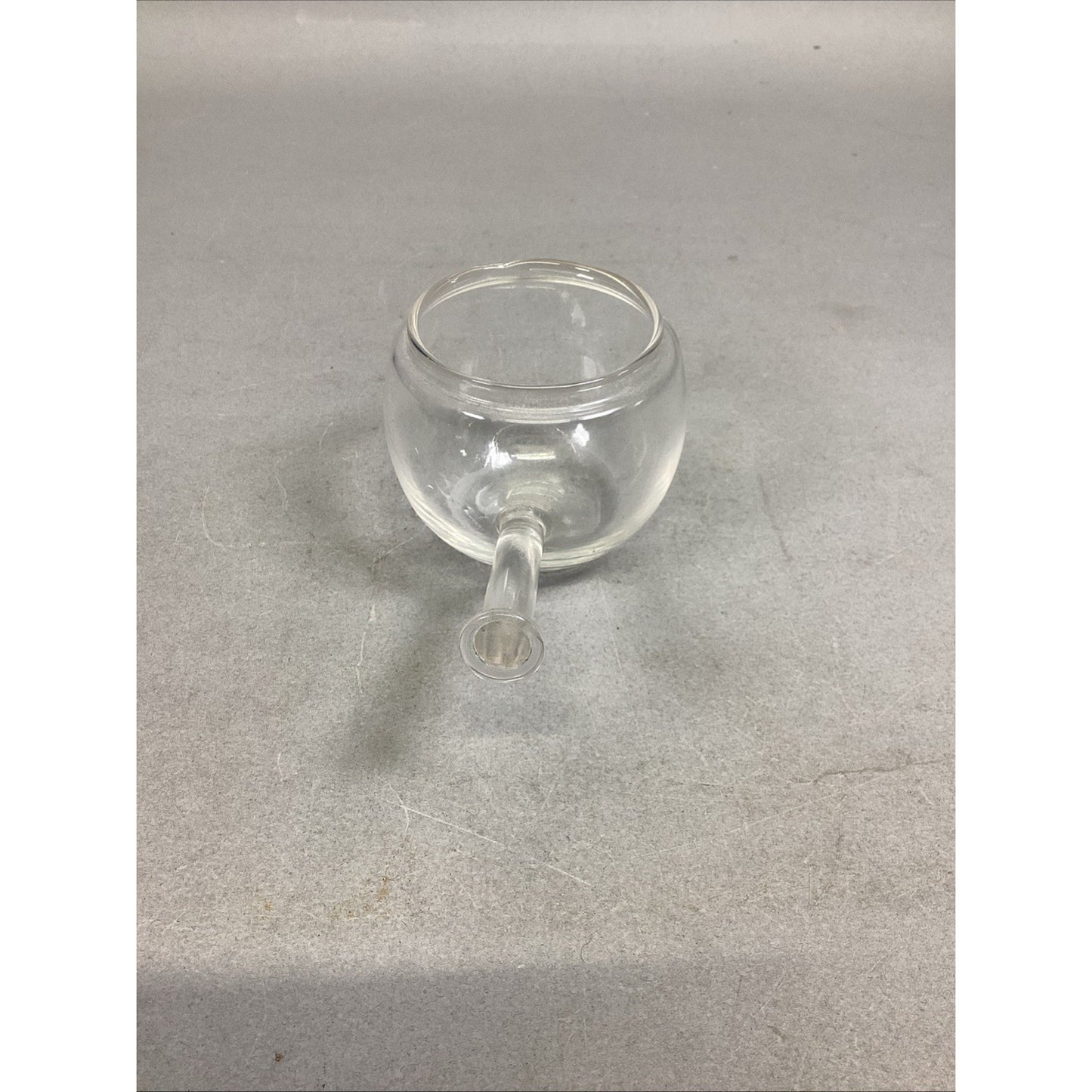Vintage Glass Nitro Bowl With Handle - 5”L