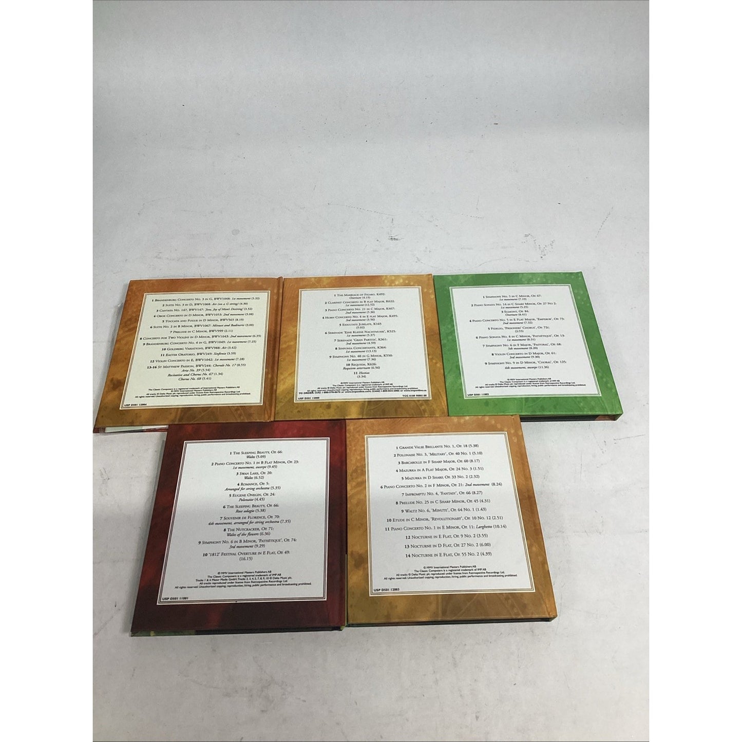 Classic Composers CDs - Bach, Mozart, Beethoven, Tchaikovsky & Chopin