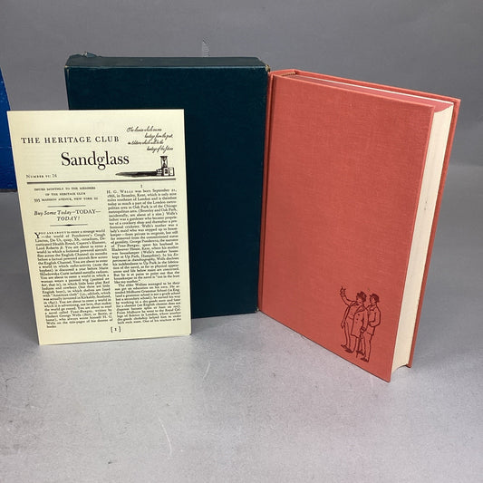 HG Wells TONO-BUNGAY 1960 - Slipcover & Sandglass Illustrated - Heritage Press