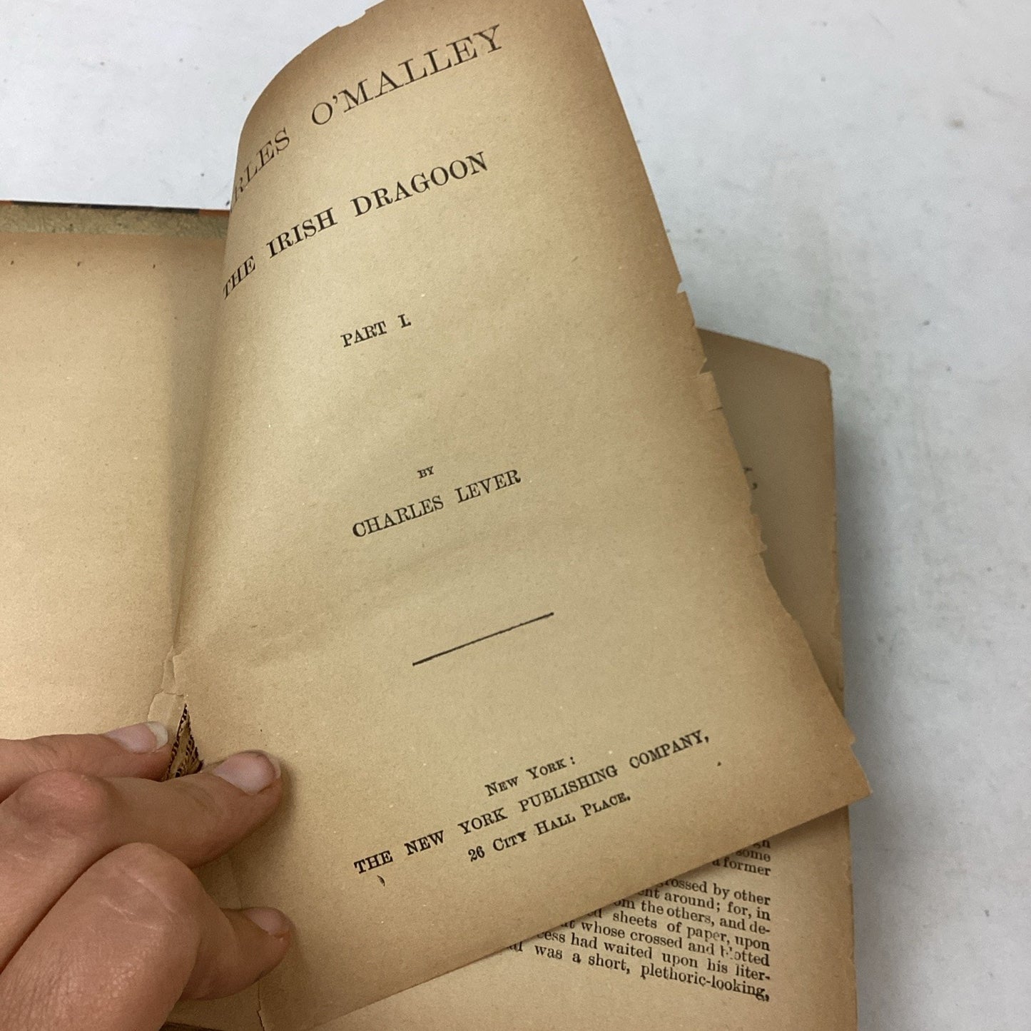 CHARLES O'MALLEY, THE IRISH DRAGON, PART 1 - By Charles Lever