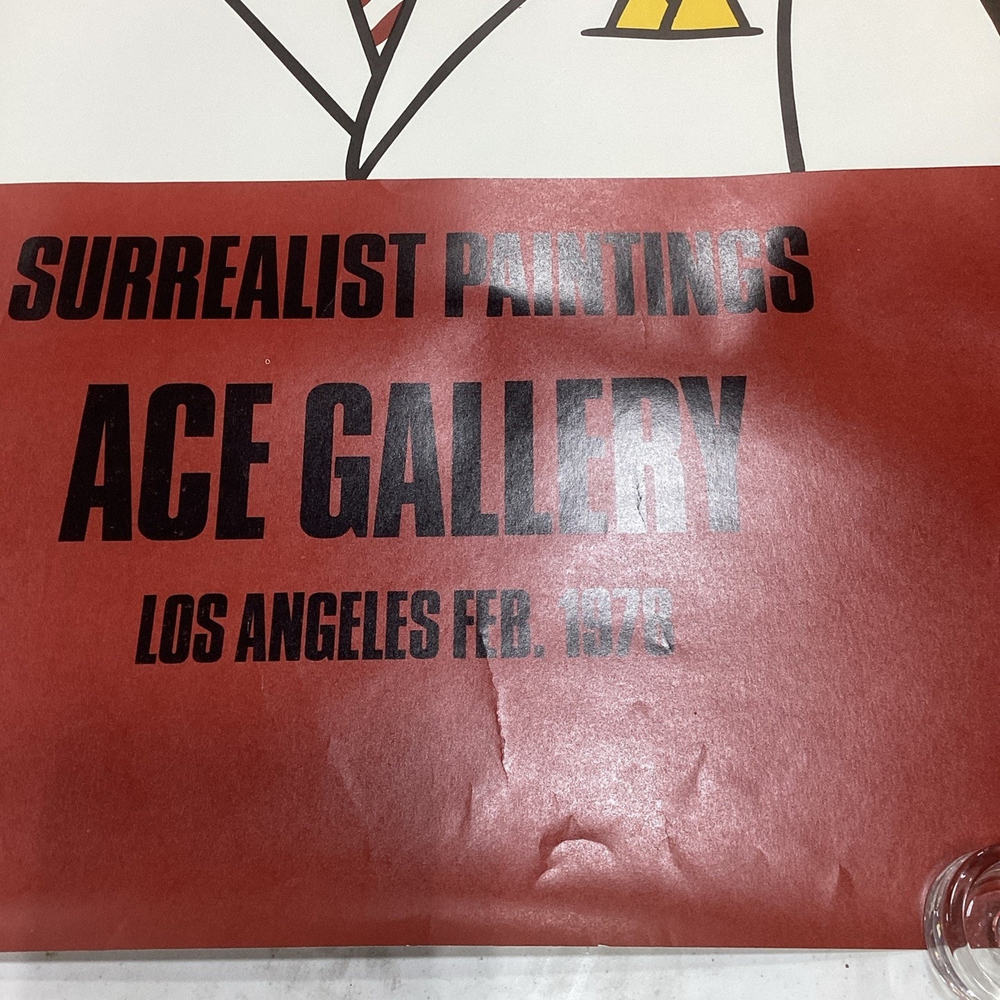 Lichtenstein Surrealist Paintings Ace Gallery Los Angeles 1978 - 59.5x44.5”