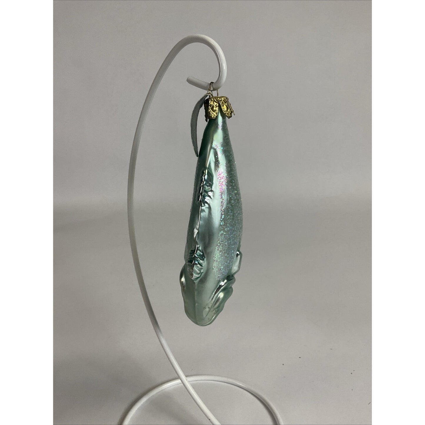Christborn Glass Figural Fish Christmas Ornament