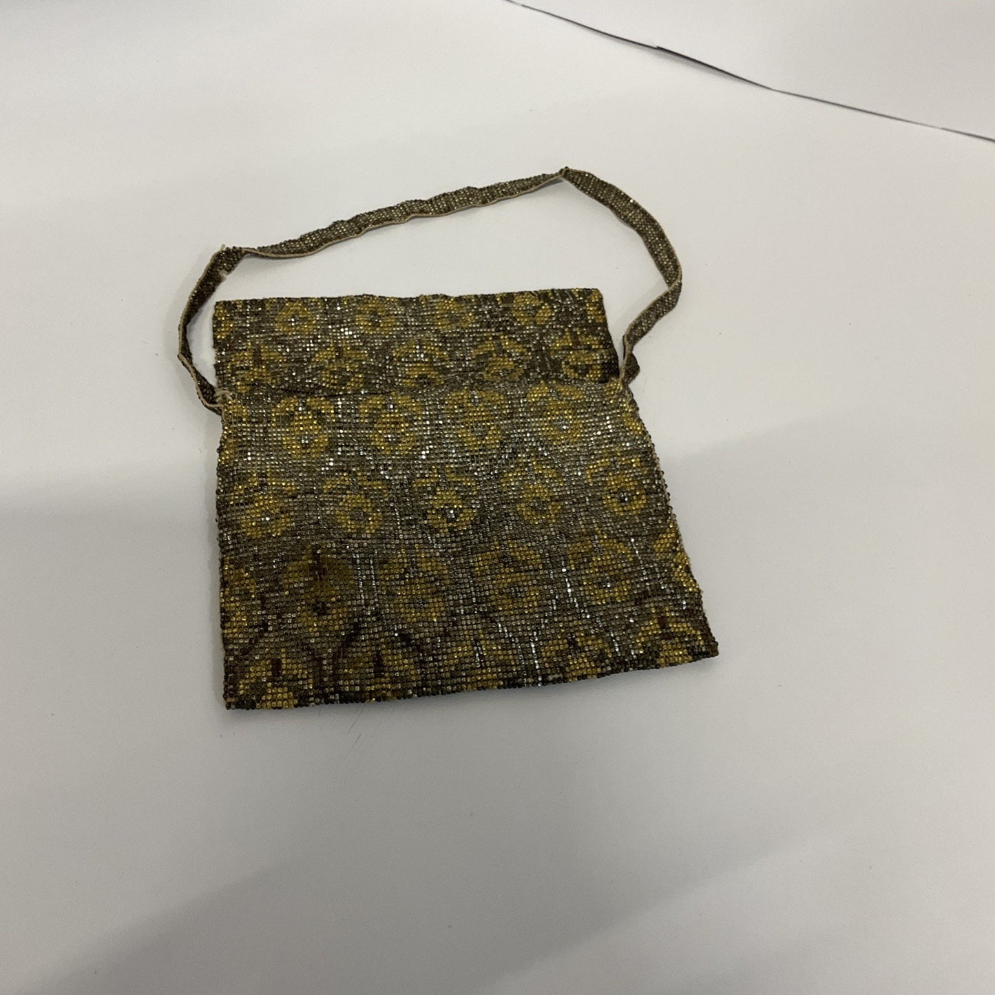 Vintage mid-century beaded handbag