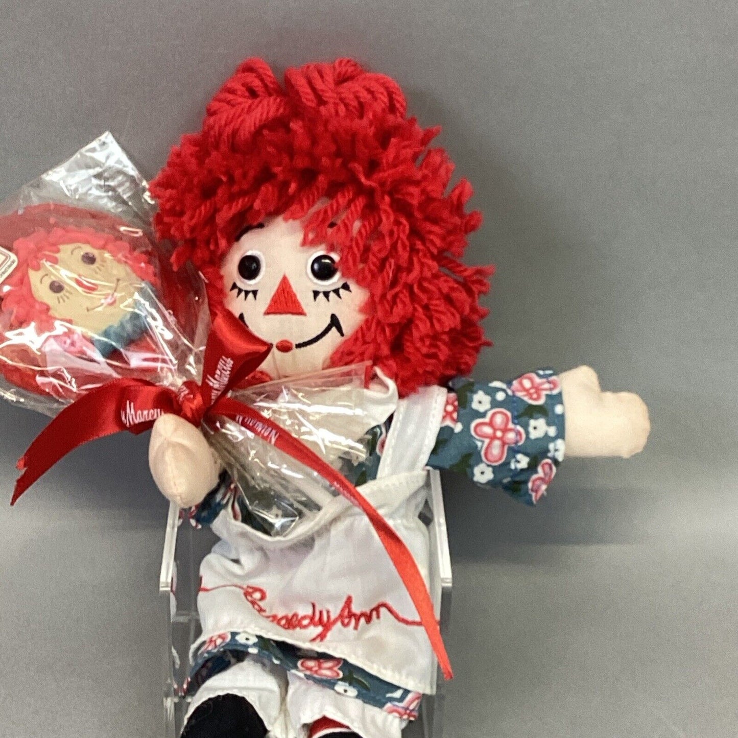 Neiman Marcus Classic Raggedy Ann Plush Doll With Lollipals Lollipop - 10”
