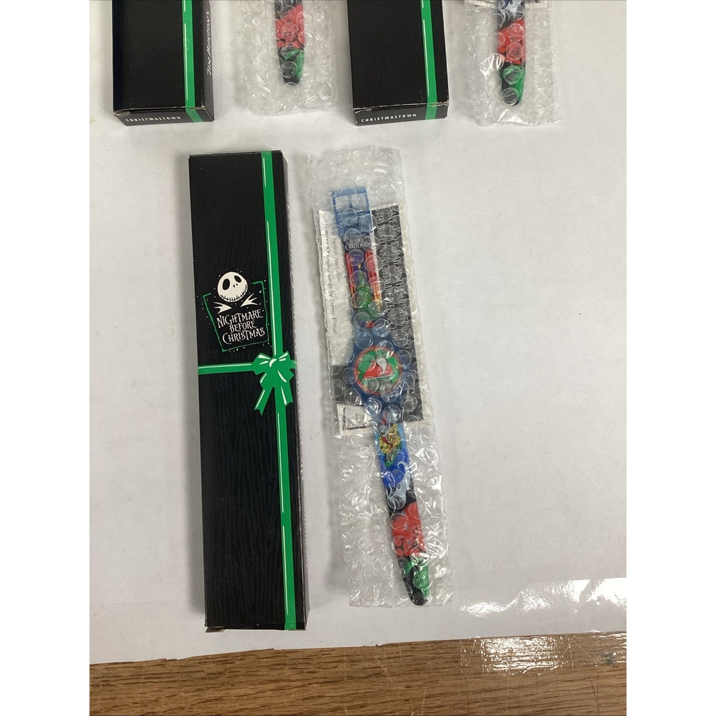 Vintage 1993 Nightmare Before Christmas Watches - New In Boxes - Burger King