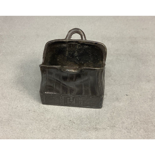 Antique Metal Business Card Holder Handbag Purse Satchel