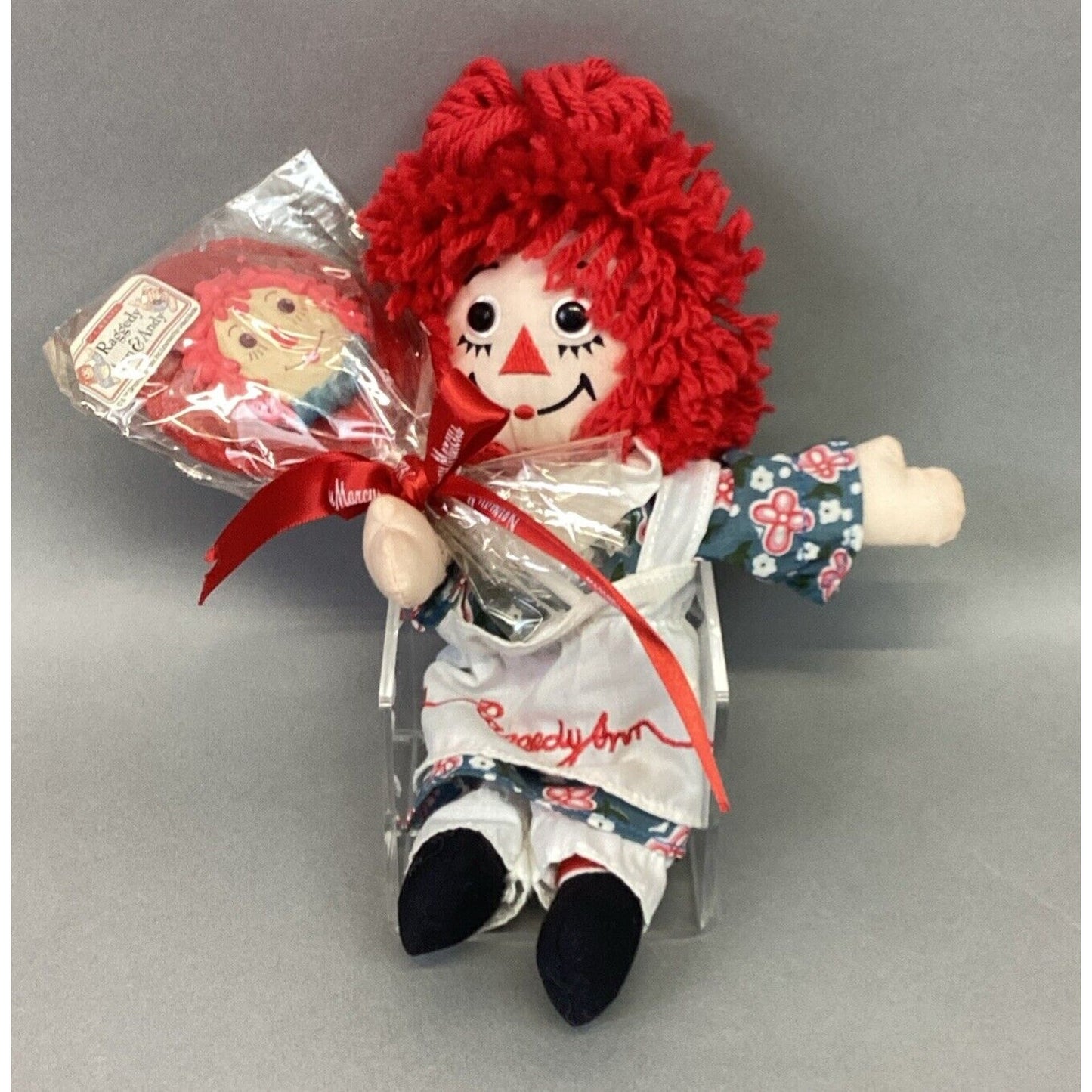 Neiman Marcus Classic Raggedy Ann Plush Doll With Lollipals Lollipop - 10”