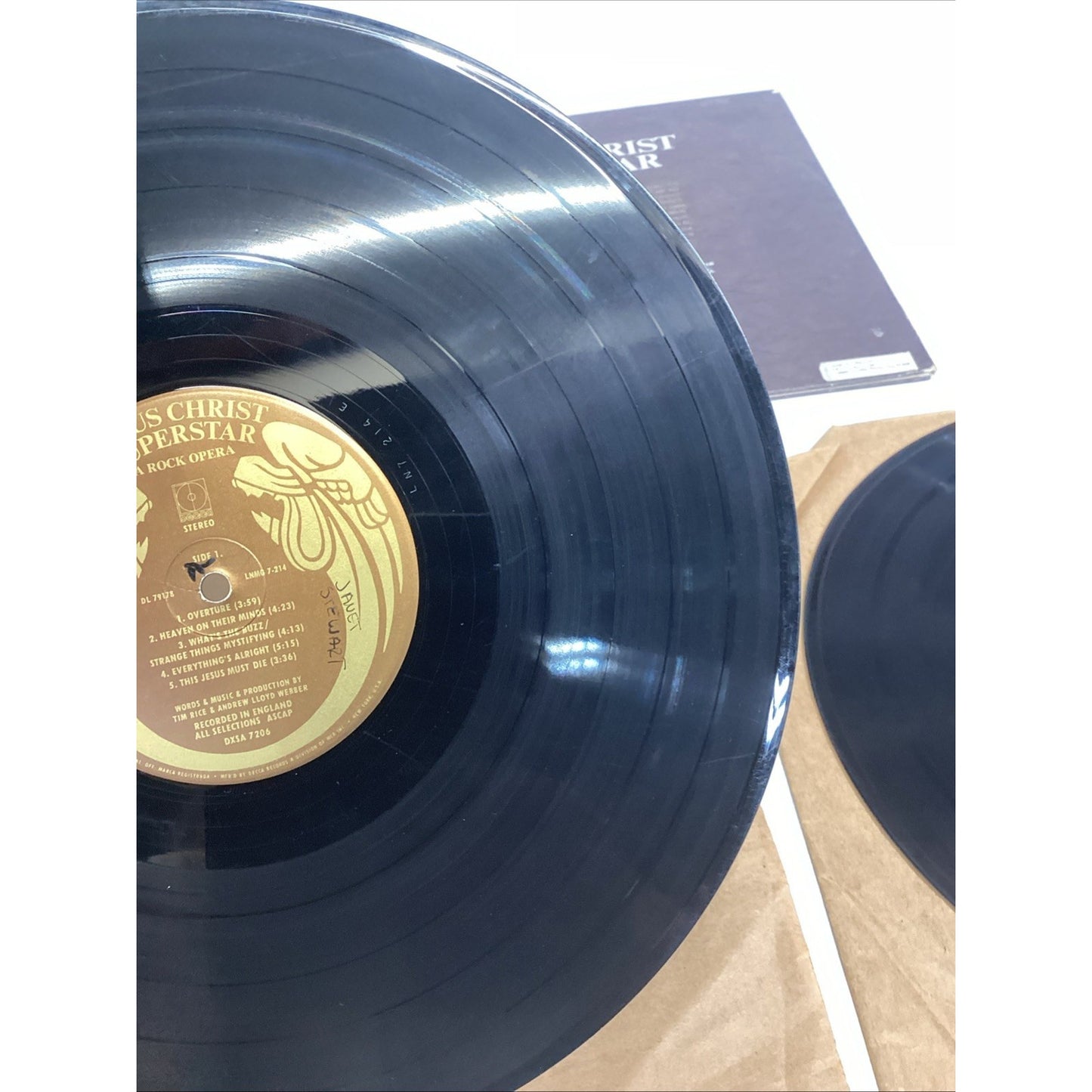 Jesus Christ Superstar Double LP Vinyl Record Album