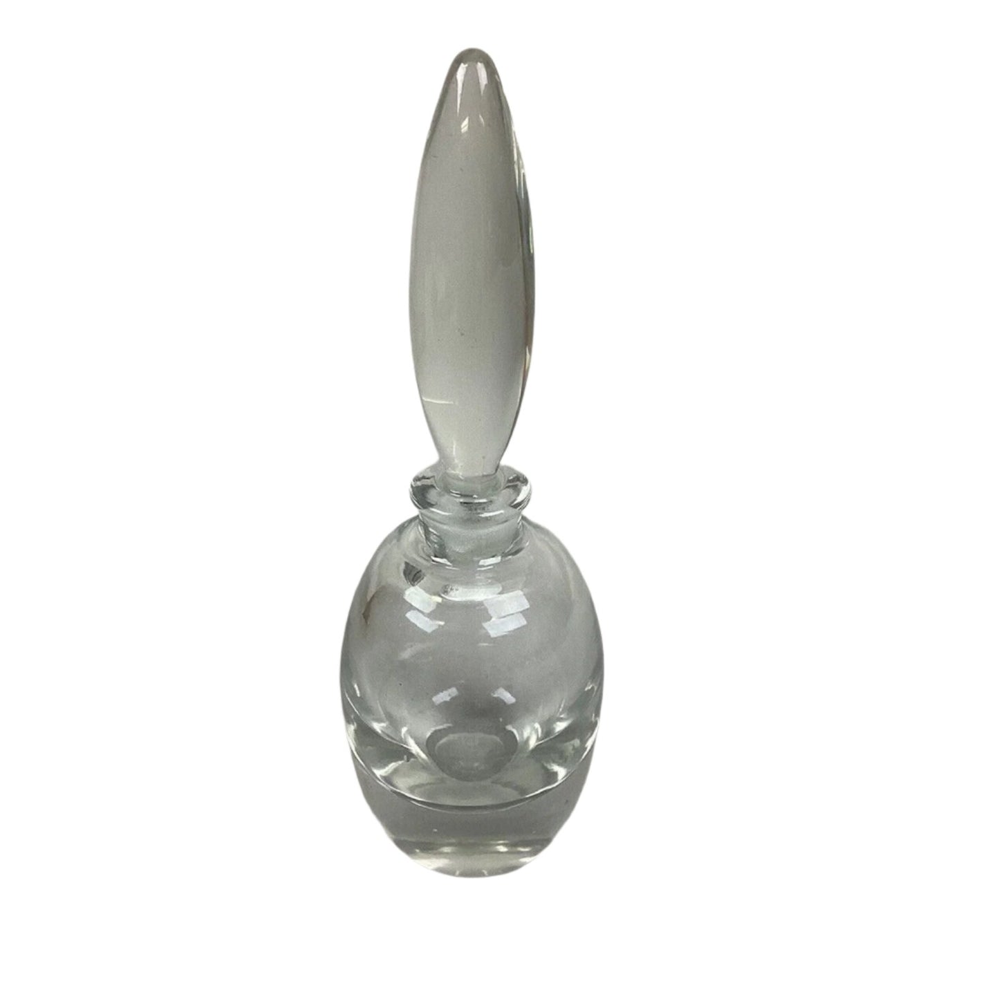 Clear Glass Perfume Bottle With Stopper