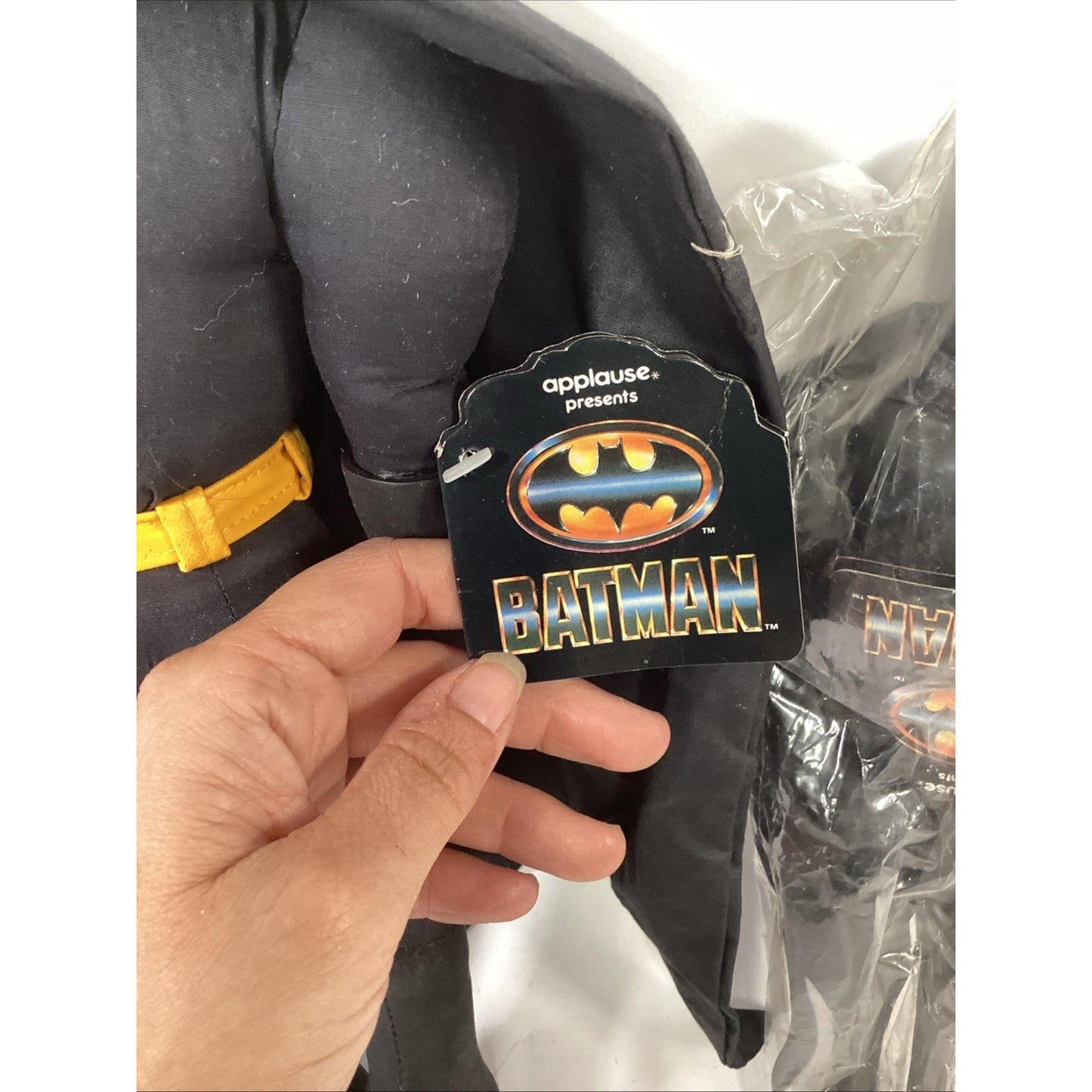 Lot of 2 Vintage 1989 NOS Batman Figures -15.5” Batman Plush & 11” Action Figure