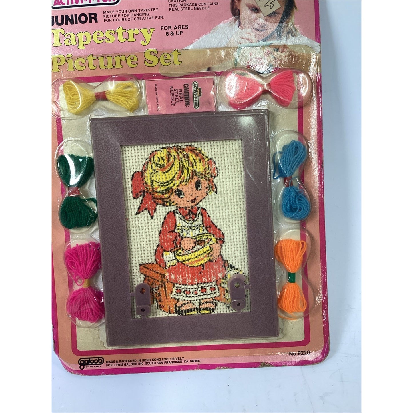 Vintage NOS Galoob Junior Tapestry Picture Set #9220