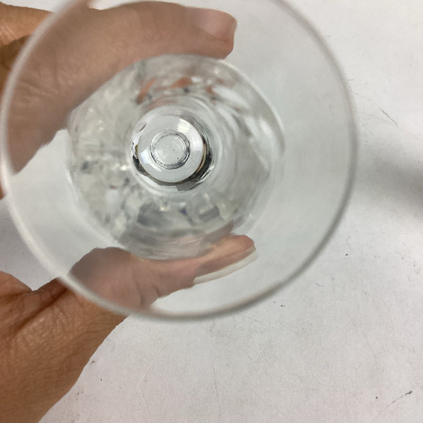 Set Of 3 Stuart Cut Glass Vases - 5.5”H