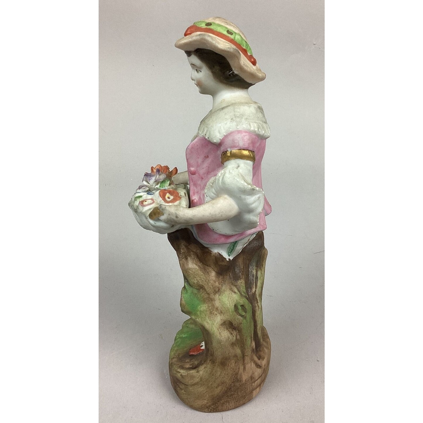 Lenwile China/Ardalt/Japan Hand Painted Figurine - Boy W/ Flowers - #6443