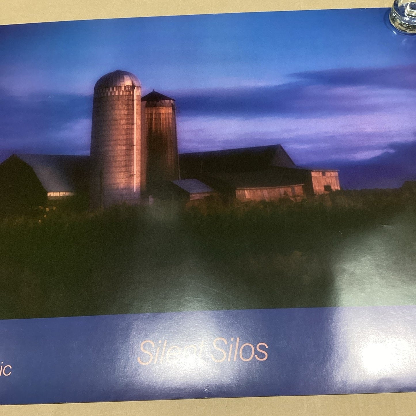1985 Alan S. Maltz Series One Country Magic Silent Silos Poster - 30x24”