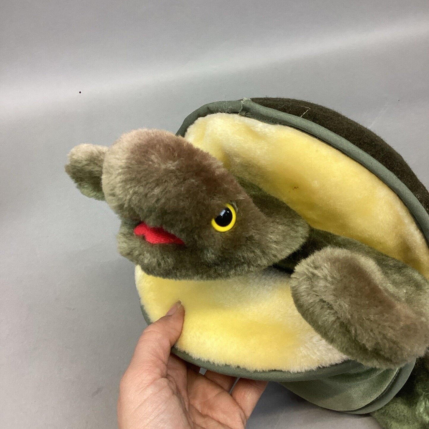 Folkmanis Decorative Plush Turtle Tortoise Hand Puppet - 14”