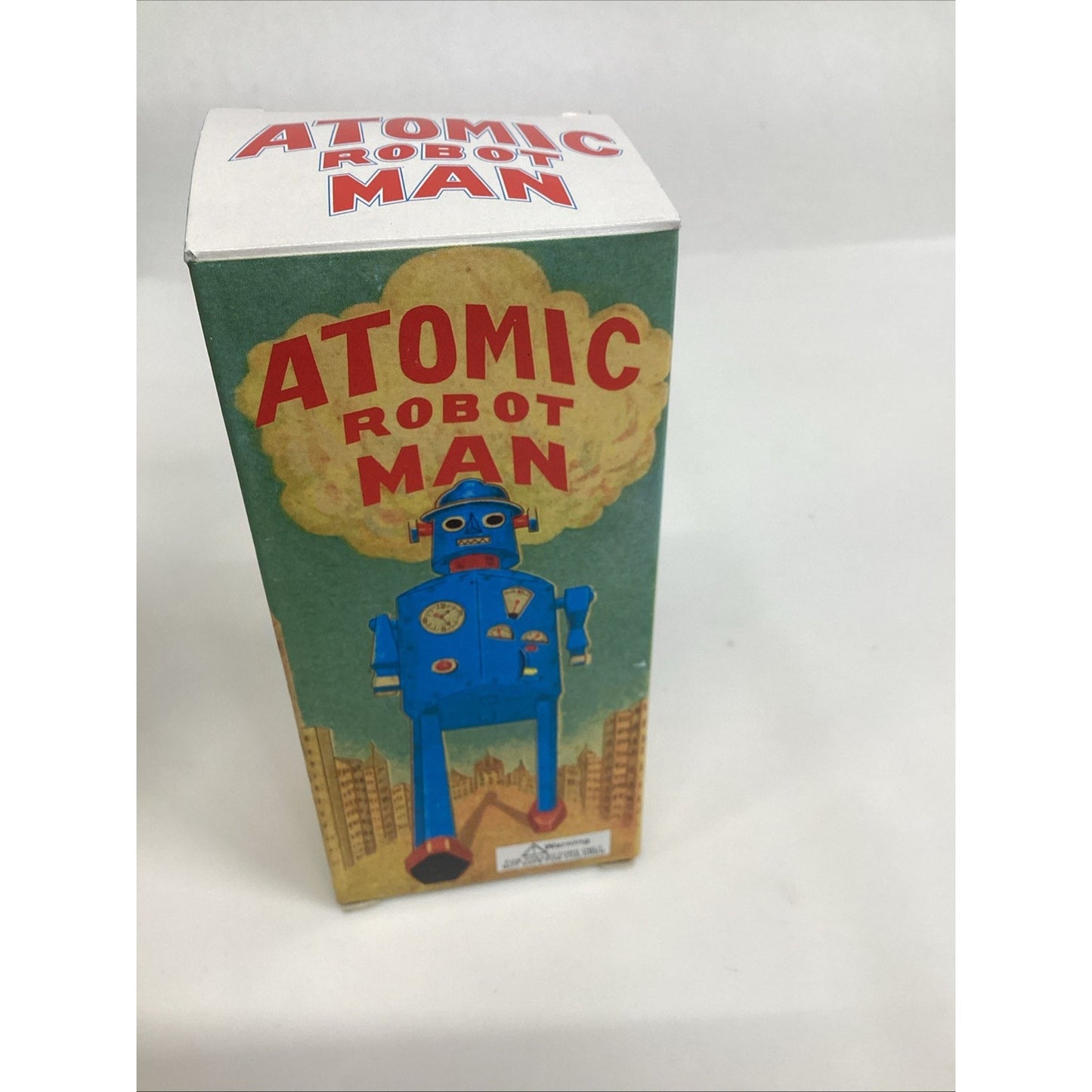 SCHYLLING ATOMIC ROBOT MAN Tin Wind-Up Vintage Collectible