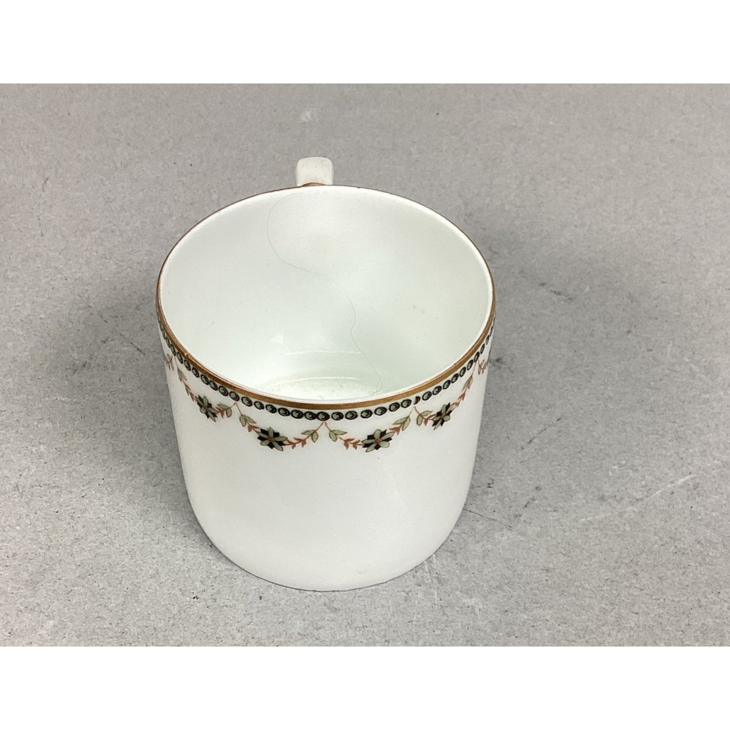 Vintage Porcelain Calais Cup And Saucer - Made In Czechoslovakia