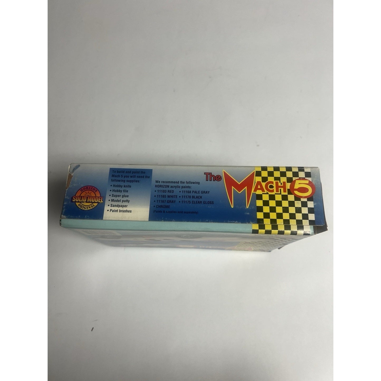 Vtg 1995 Horizon Solid Model Speed Racer Mach 5 Solid Model Kit