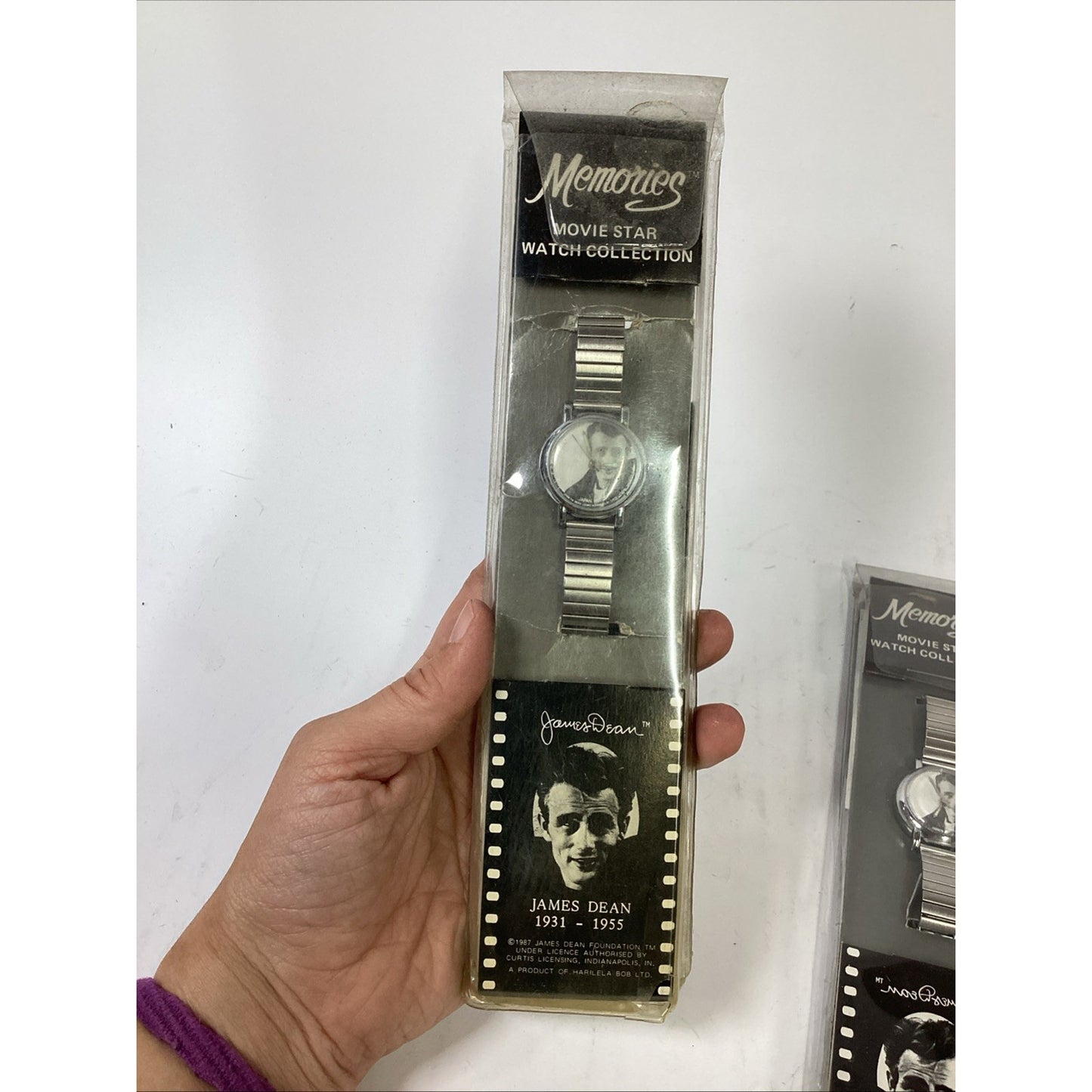 Set of 3 James Dean Watches - Memories In Box & 2 Movie Star Collection Watches