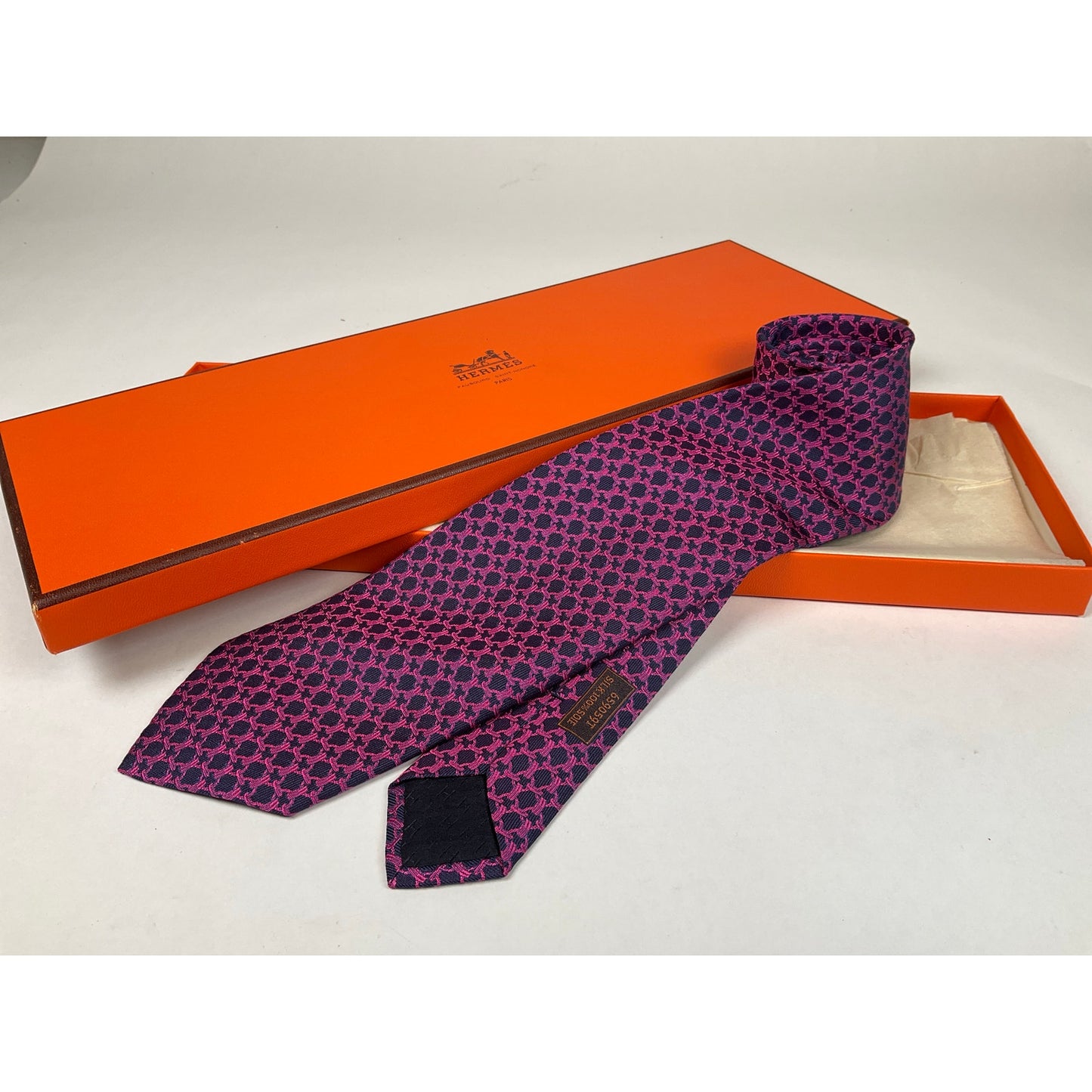 Men’s Hermès Chaine d'Ancre Tie REF: 659059T | No Box