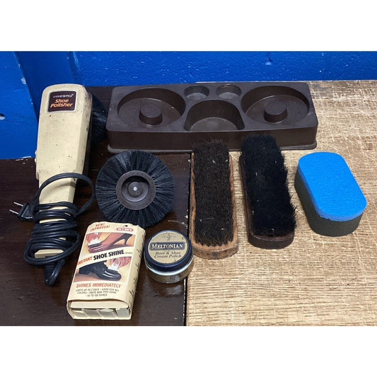 Presto Shoe Polisher Kit - Electric Polisher, 2 Brushes, Shoe Shine, Boot Polish