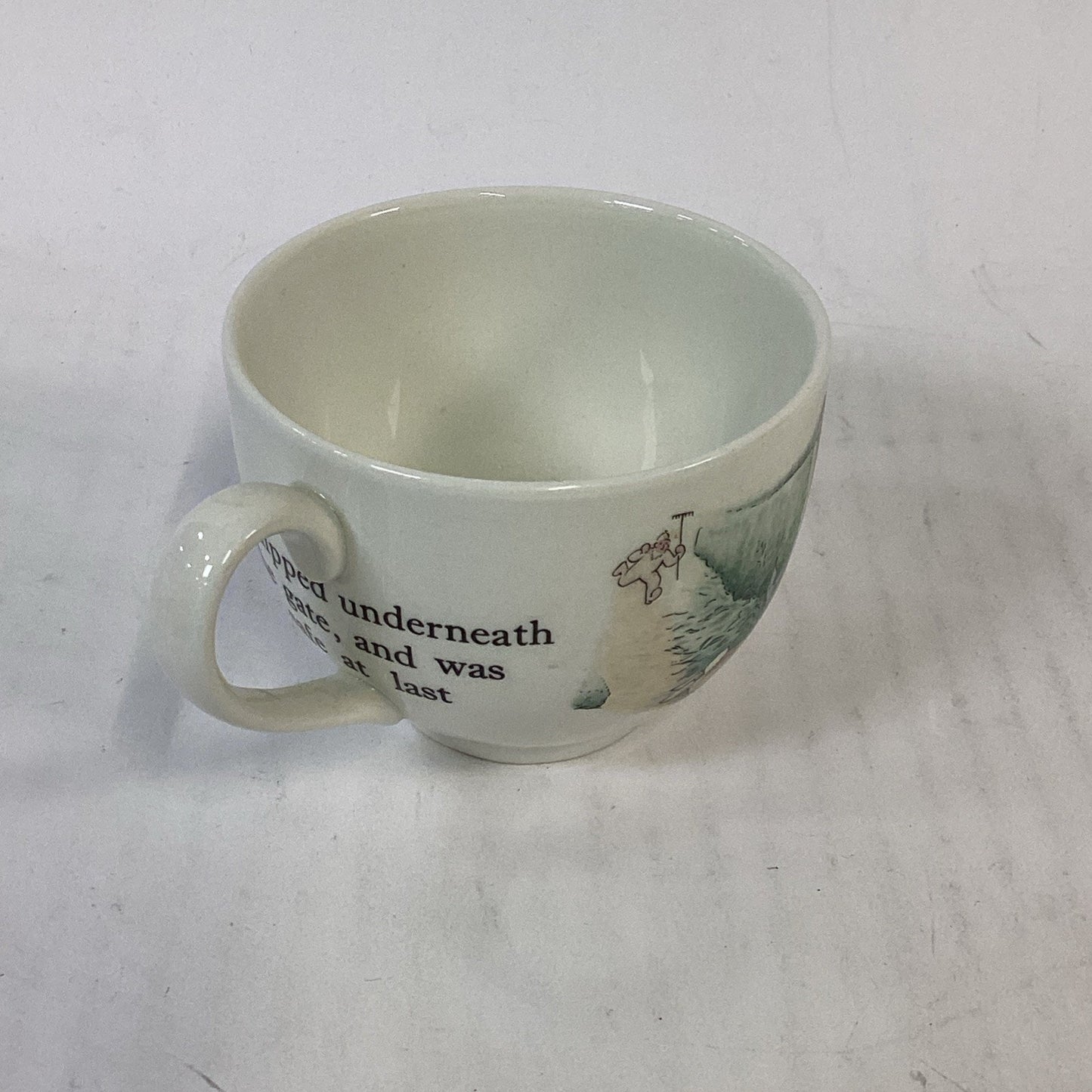 Beatrix Potter Wedgewood Peter Rabbit Egg Flat Teacup