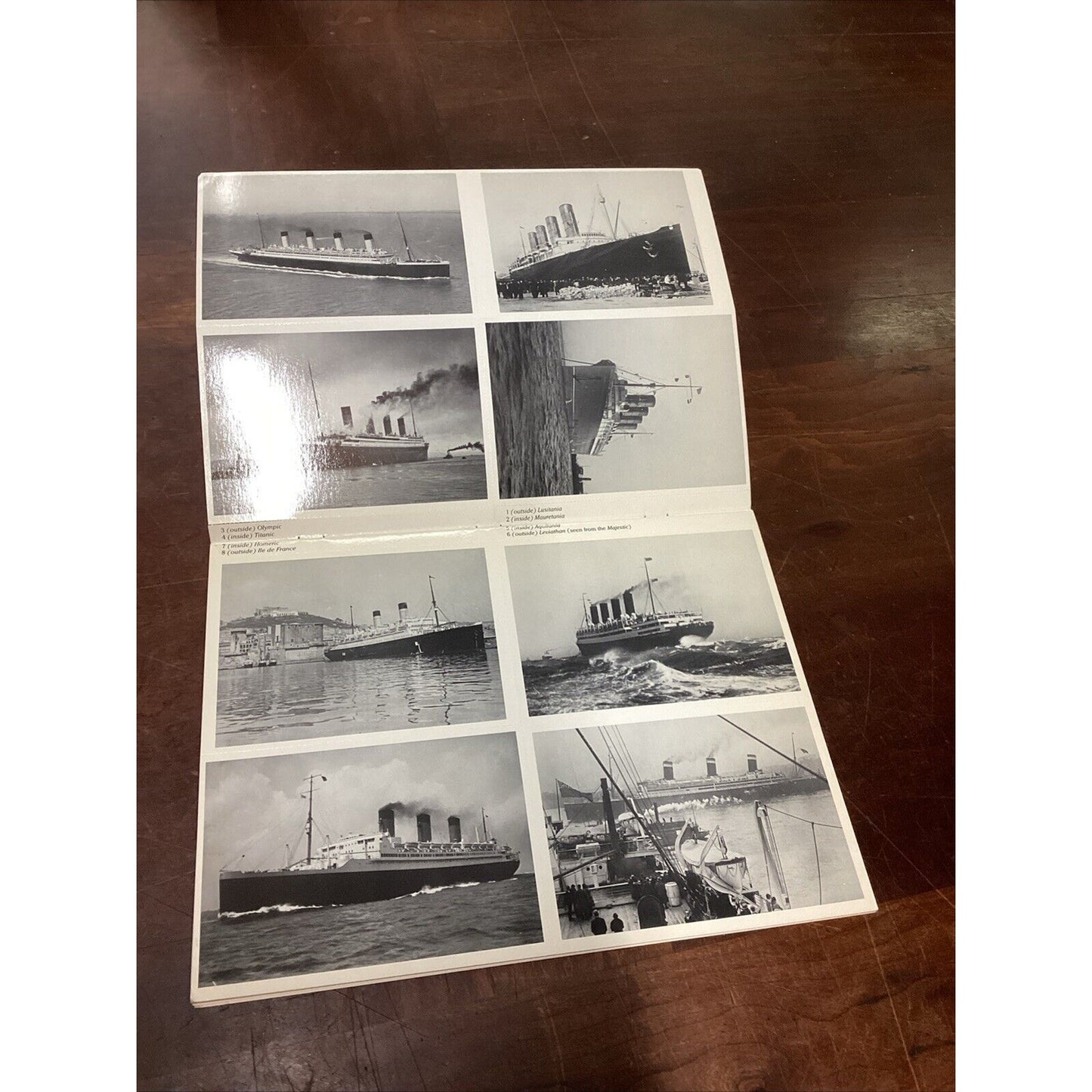 Ocean Liners Paintings Cards - 24 Full Color & Famous Ocean Liners 24 Photo P.C.