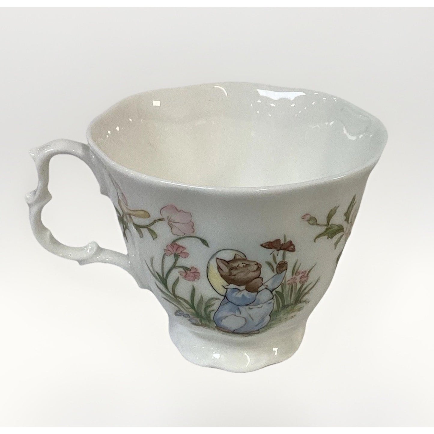 ROYAL ALBERT The World of Beatrix Potter TOM KITTEN Tea Cup VTG 1986 Bone China