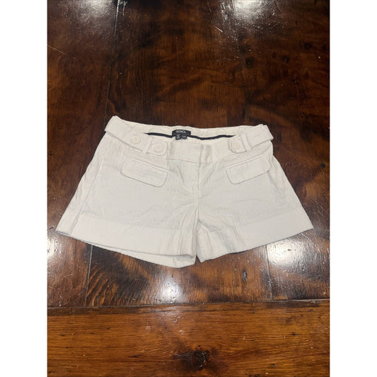 White Ribbed Shorts XOXO size 5/6