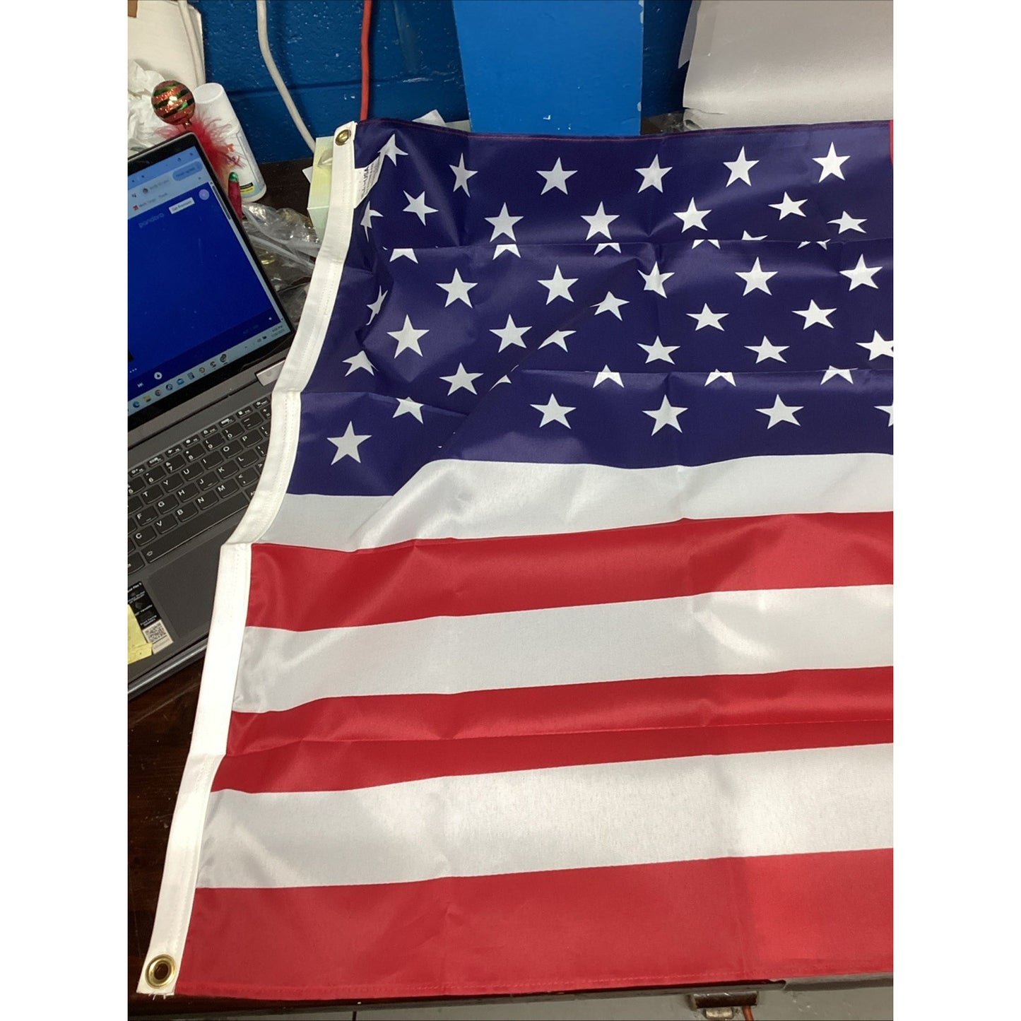 Vintage Annin & Co. 1989 United States Flag - New - 61x32”