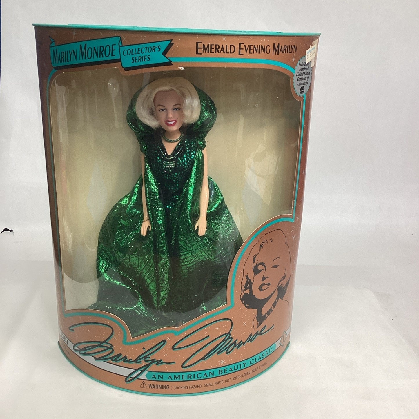 VTG NOS 1993 Collectors Series Emerald Evening Marilyn Monroe No.07404 Doll