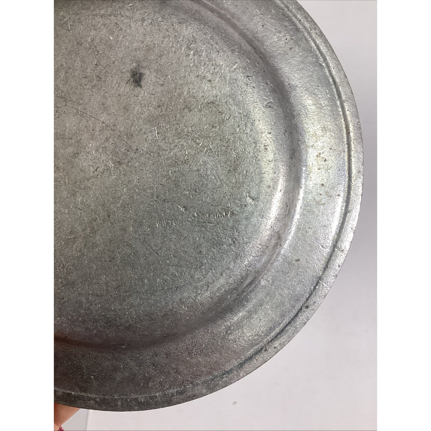 Vintage Wilton Pewter Plate - 7.75”D