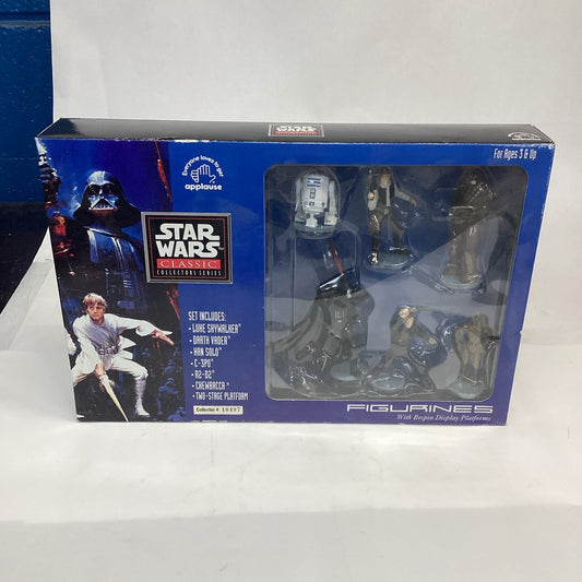 Applause Star Wars 1995 Classic Collectors Series Figurines Set of 6