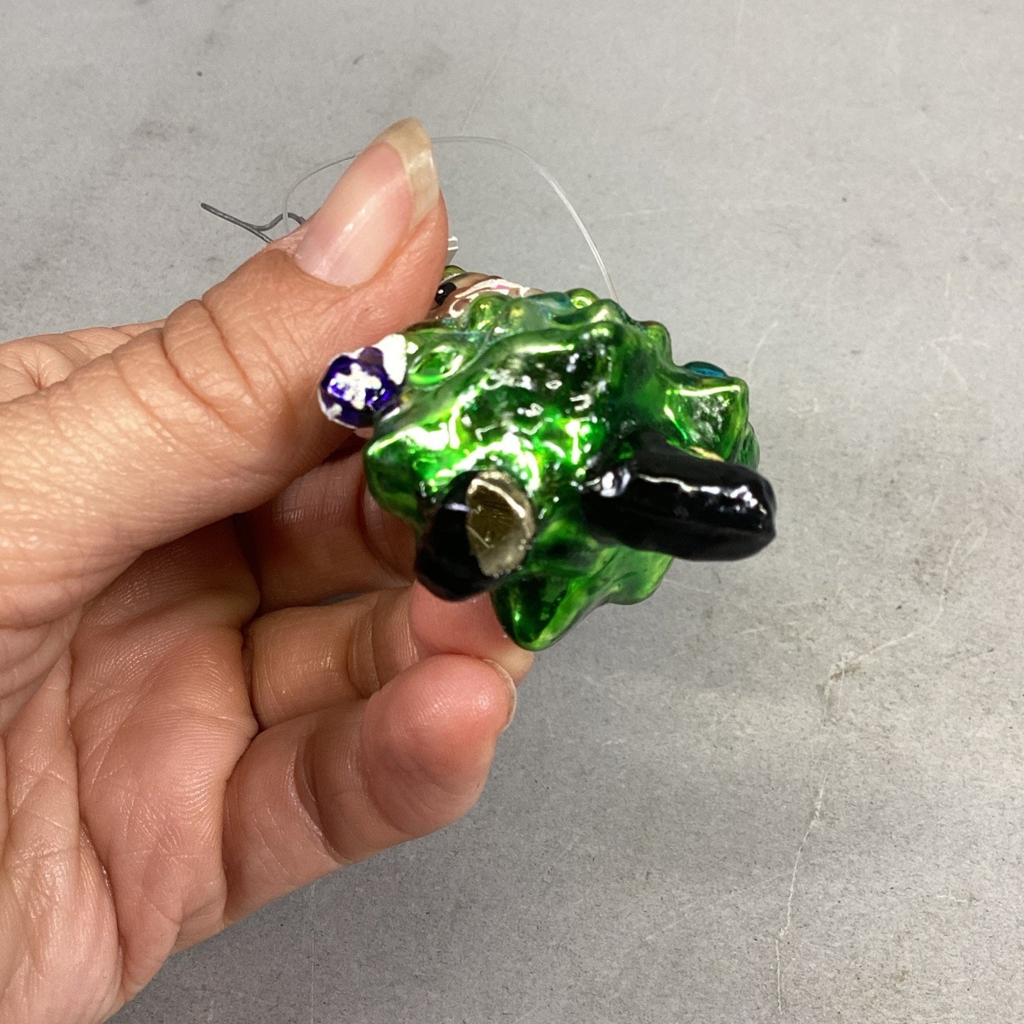 Radko Spruced Up Santa Gem With Tags #1010939 - Damaged