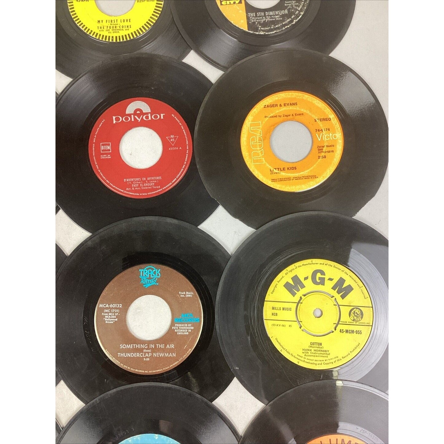 Lot Of 21 Vinyl 45’s Records - Booker T, Don Cavalieri, Siler Brothers, Claude K