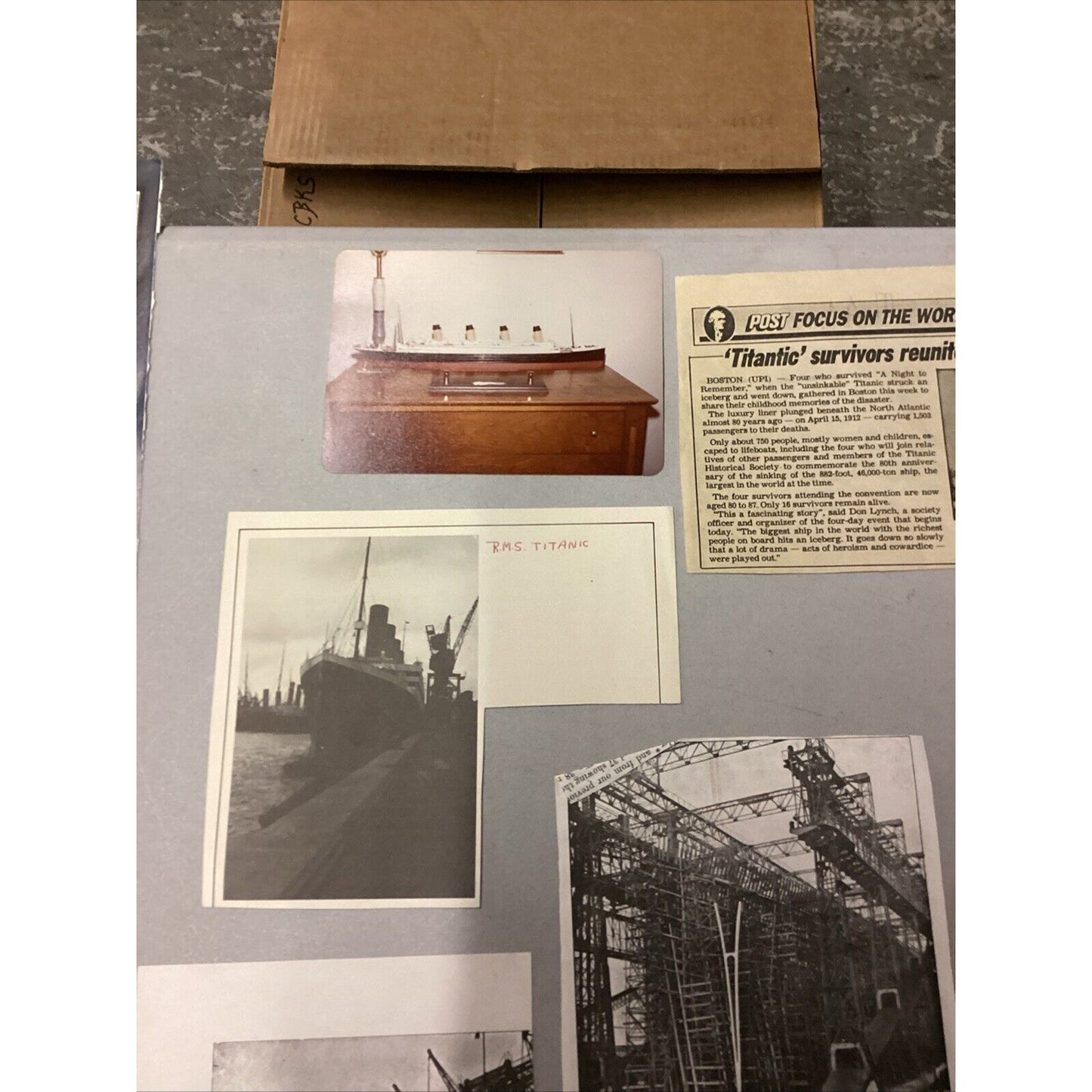 Lot Of 15 Titanic Memorabilia Including A Small Notepad
