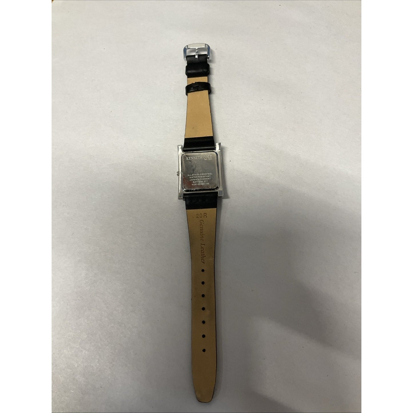 Kenneth Cole Woman’s Watch KC1149 Square -Black Band - Needs Battery