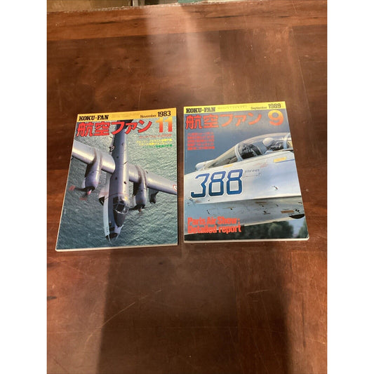 KOKU-FAN: Nov 1983 Issue & Sept 1989 Paris Air show Detailed Report