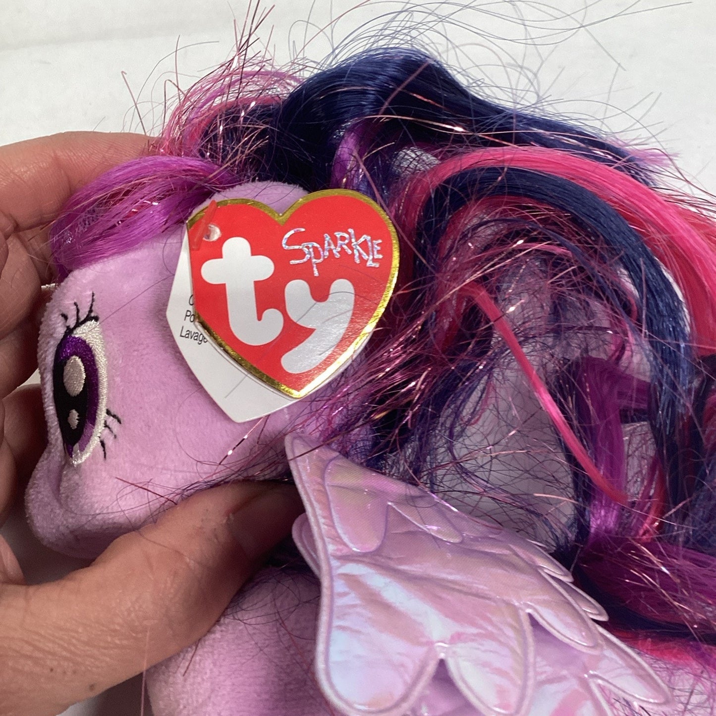Ty My Little Pony Plush TWILIGHT SPARKLE 10" Plush Horse Toy