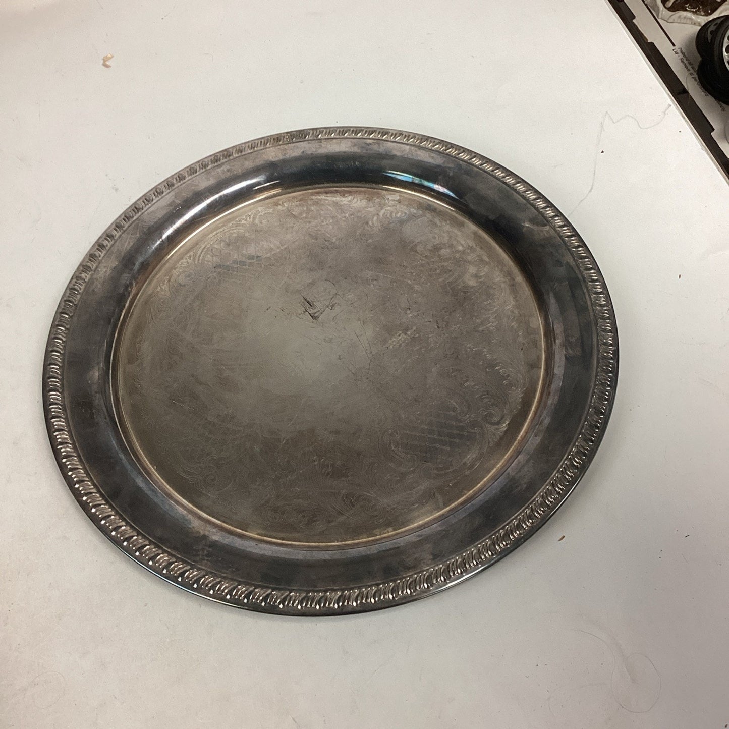 Lot Of 10 Silver Plated Platters, Bowls, Sugar/Creamer And Spoon