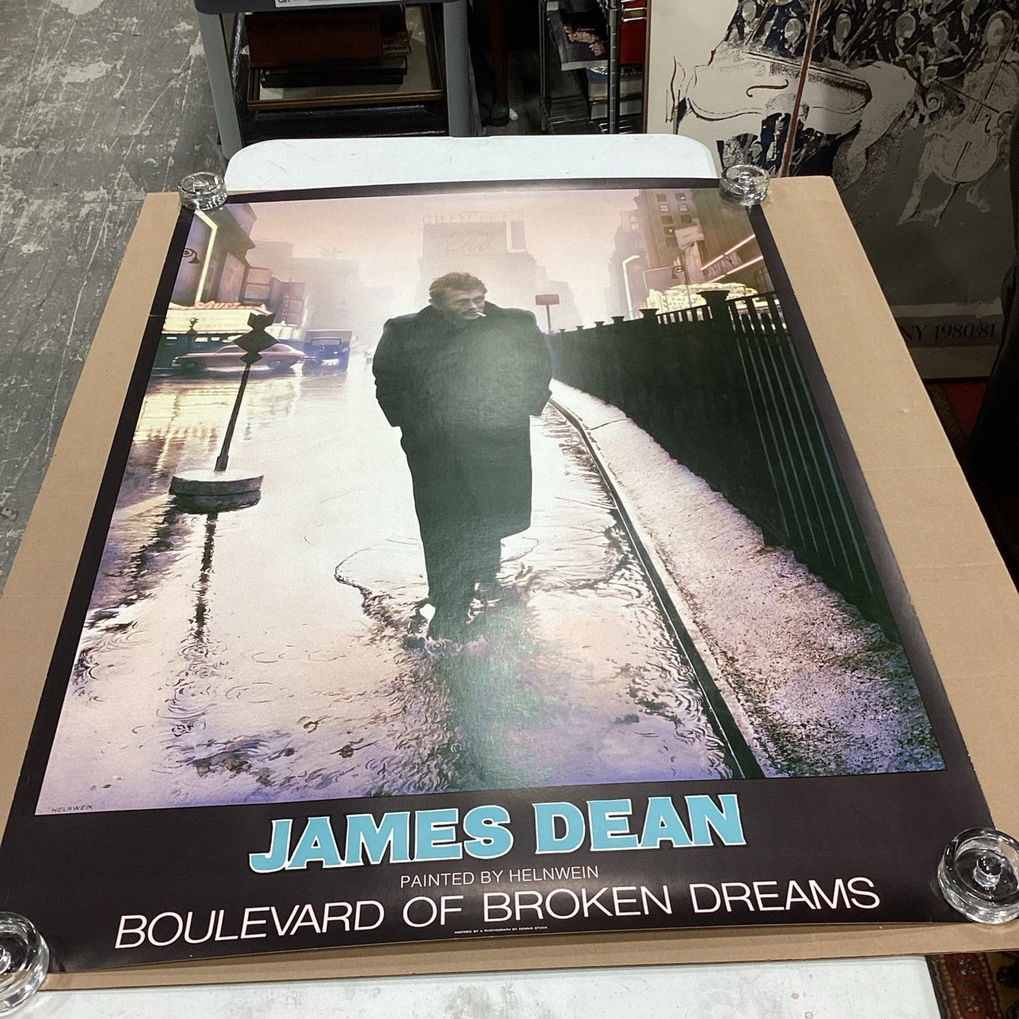 James Dean - Boulevard Of Broken Dreams Poster - 47.25x33”