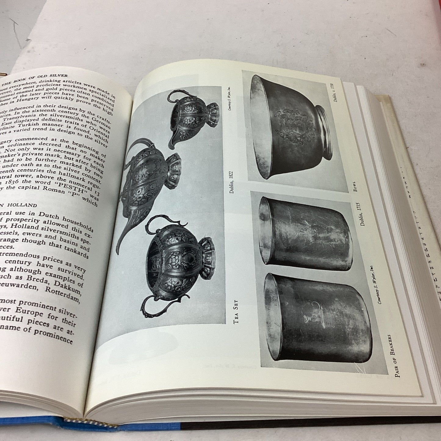 The Book Of Old Silver And Antique Gold And Enamelware In Color - Illustrated
