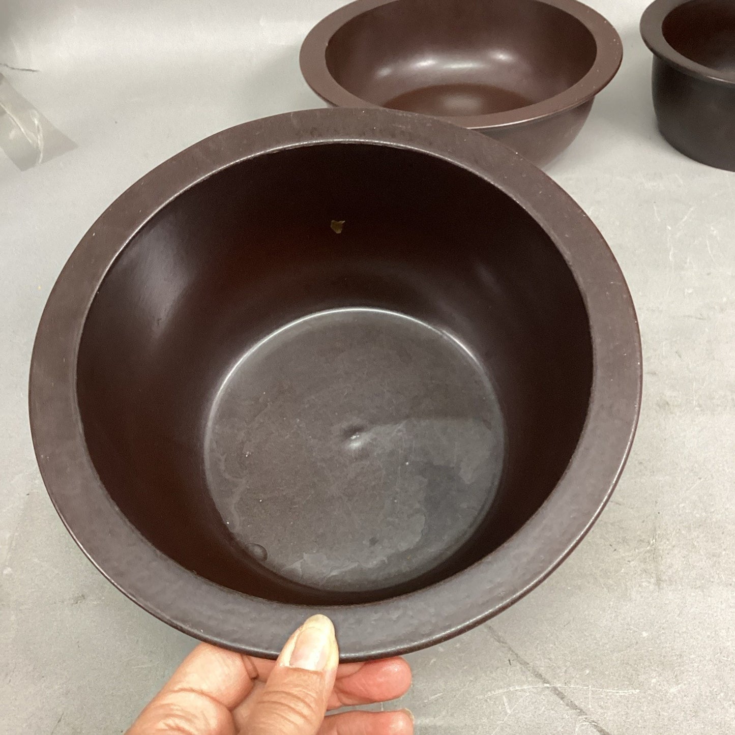 Set of 3 Vintage Arabia Bowls And Pot Set - Made In Thailand