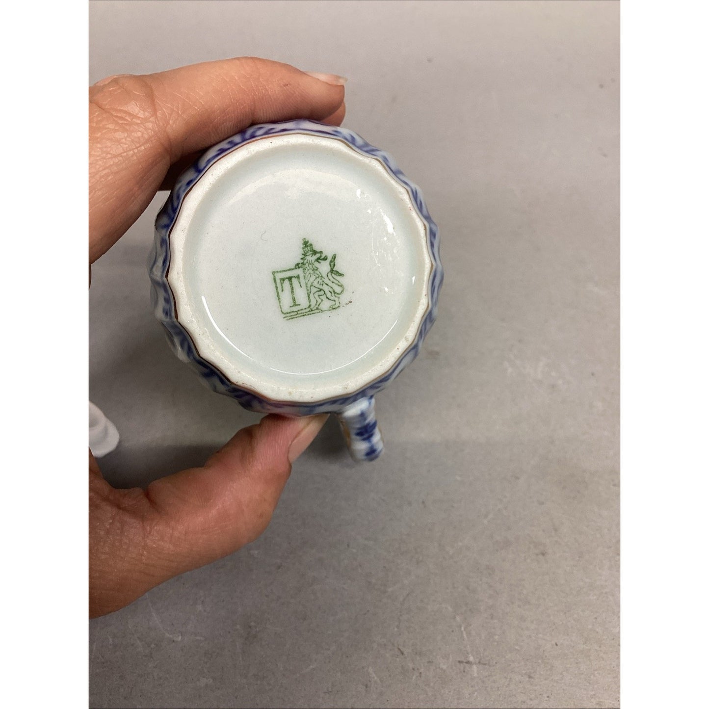 Antique Porcelain Mustard/Jam Cups - Made In Germany