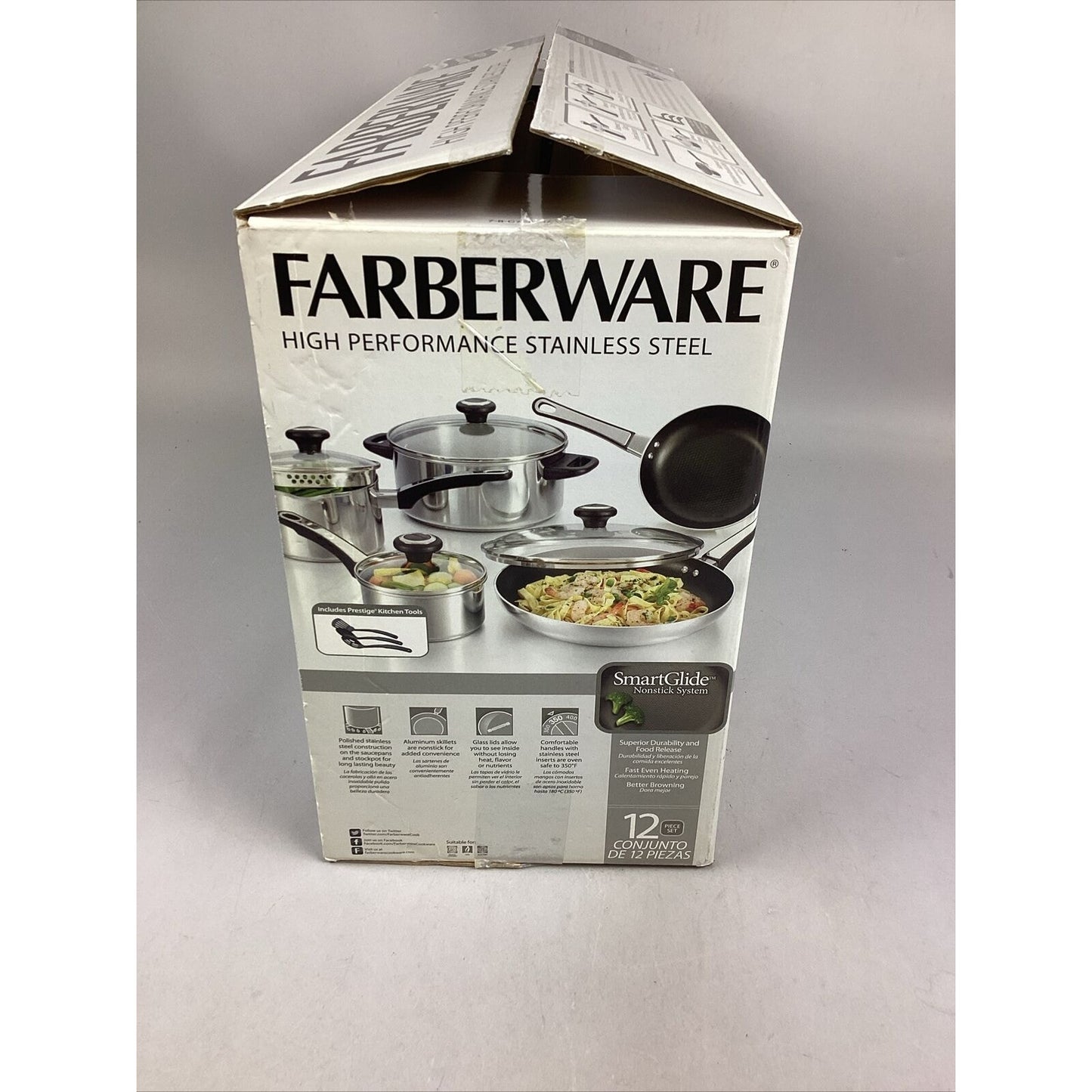 Farberware High Performance Stainless Steel 12 Piece Set