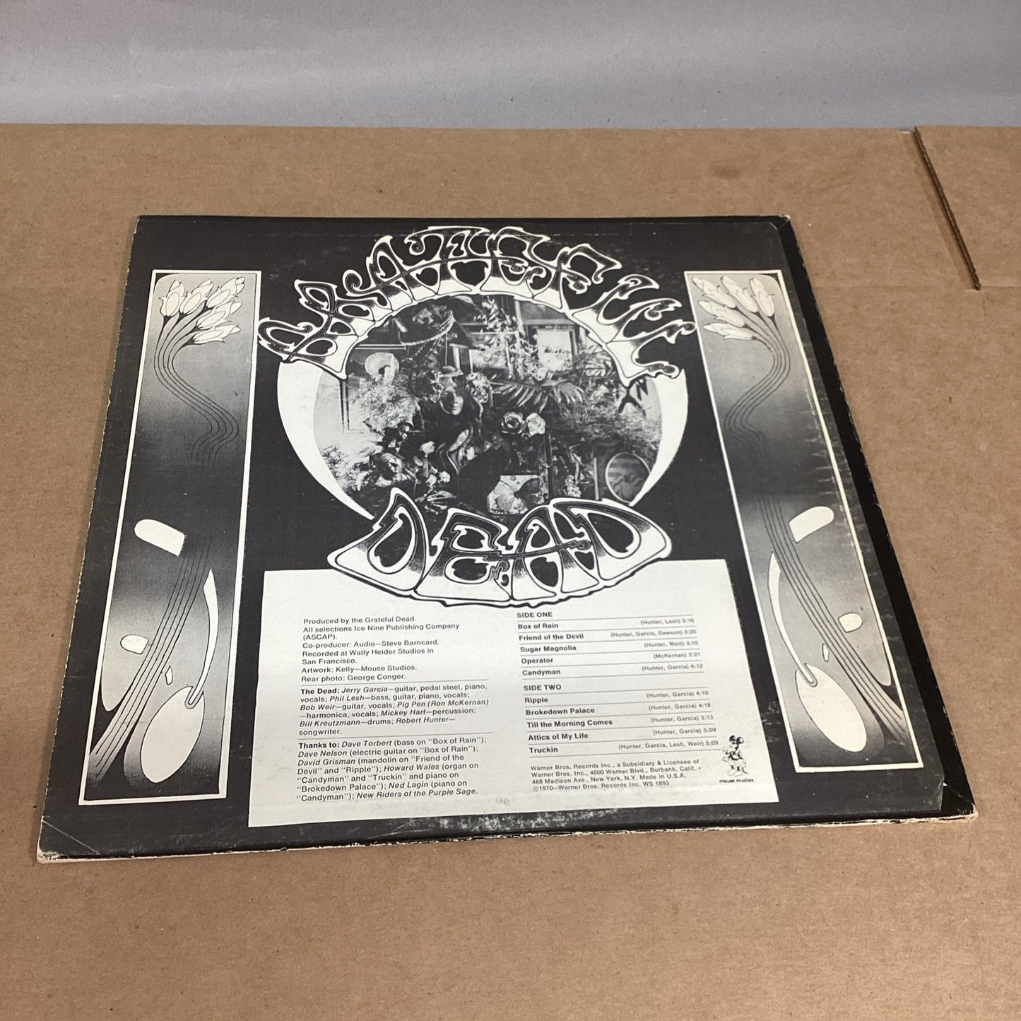 Grateful Dead American Beauty Original Green Label - 1970